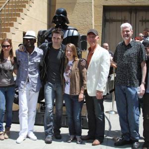 James Arnold Taylor Catherine Taber TC Carson Sam Witwer Anna Graves Stephen Stanton Tom Kane Dee Bradley Baker  Star Wars The Clone Wars cast reunion at Return of the Jedi 30th Anniversary screening Hollywood 2013