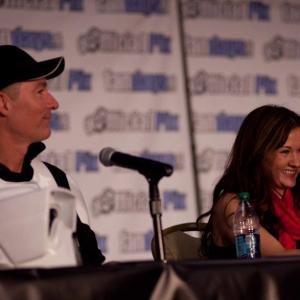 Stephen Stanton Catherine Taber at Star Wars The Clone Wars panel Fan Days Convention 2011
