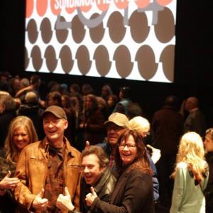 Wendy Snyder Stephen Stanton Jimmy Mac McInerny Rick Fitts  Kathy Niewiehner after the Life Itself premiere at Sundance Film Festival 2014