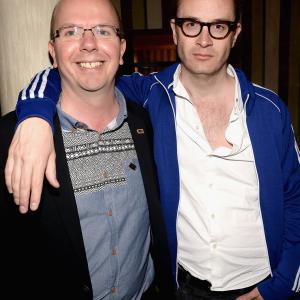 IMDb founder Col Needham and director Nicolas Winding Refn attend the IMDBs 2013 Cannes Film Festival Dinner Party during the 66th Annual Cannes Film Festival at Restaurant Mantel on May 20 2013 in Cannes France