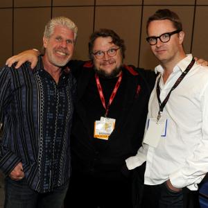Ron Perlman Nicolas Winding Refn and Guillermo del Toro