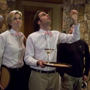Still of Jane Lynch and Martin Starr in Party Down (2009)