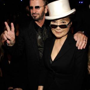 Yoko Ono and Ringo Starr