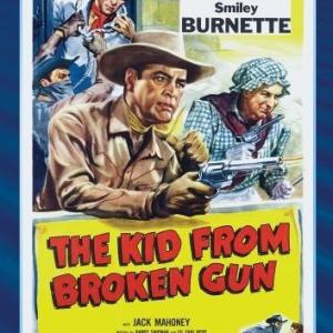 Smiley Burnette, Jock Mahoney and Charles Starrett in The Kid from Broken Gun (1952)