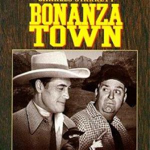 Smiley Burnette and Charles Starrett in Bonanza Town 1951