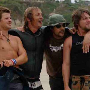 surfer, dude. Nathan Phillips, Matthew McConaughey, Todd Stashwick and Zach Knighton