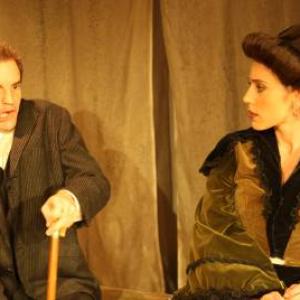 Ronnie Steadman Maria Lee on stage in The Elephant Man
