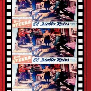Claire Rochelle and Bob Steele in El Diablo Rides (1939)