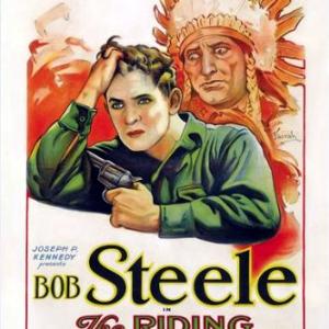 Bob Steele in The Ridin Renegade 1928