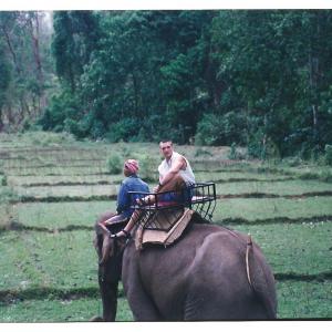 Catching a ride Quest Chang Mai Thailand