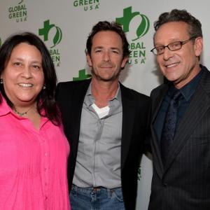 GLOBAL GREEN EVENT 2014  ROB STEINBERG with LUKE PERRY and Global Greens Mary Luevano