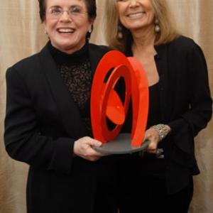 Gloria Steinem and Billie Jean King