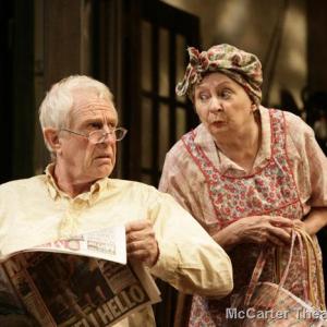 James A Stephens & Barbara Bryne in McCarter Theatre's production of 'The Birthday Party'