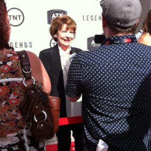 Walking the red carpet at the ATX Television Festival's Spotlight of FRIDAY NIGHT LIGHTS.
