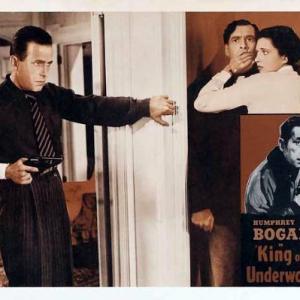 Humphrey Bogart Kay Francis and James Stephenson in King of the Underworld 1939
