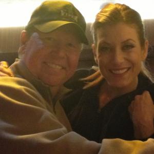 The talented and wonderful Kate Walsh & Alan Stepp on the TV pilot, BAD JUDGE.