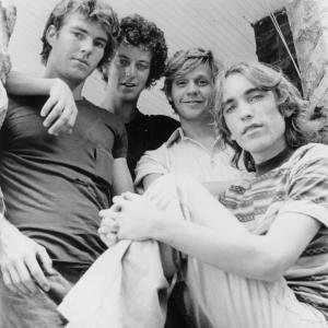Still of Dennis Quaid Dennis Christopher Jackie Earle Haley and Daniel Stern in Breaking Away 1979