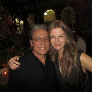 With Edward James Olmos at the premiere of AMERICA in Puerto Rico.