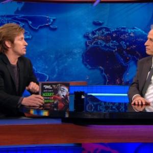 Still of Denis Leary and Jon Stewart in The Daily Show Denis Leary 2012