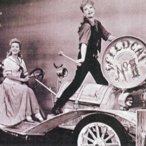 Paula Stewart with Lucille Ball in the Broadway Musical Production of Wildcat.