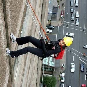Charity Rappel for Easter Seals 2009