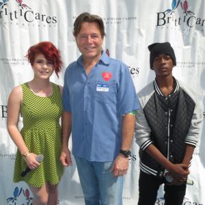 Brett Stimely donates Blood and Duo performs at BrittiCares 1st Annual Kids 4 Kids Spring Blood Drive  Easter Fun Day at Childrens Hospital Los Angeles 4192014