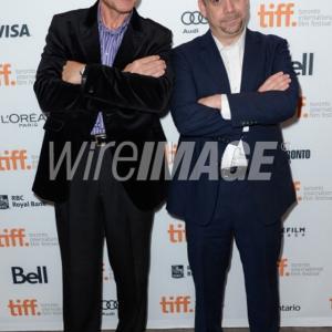 Brett Stimely and Paul Giamatti attend the premiere of Parkland on day 2 of the Toronto International Film Festival at Roy Thomson Hall in Toronto 9062013