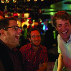 Still of Rodney Rothman Nicholas Stoller and Jonah Hill in Get Him to the Greek 2010