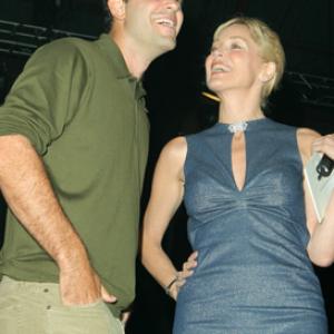 Sharon Stone and Pete Sampras