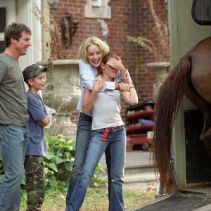 Still of Sharon Stone Kristen Stewart and Ryan Wilson in Cold Creek Manor 2003