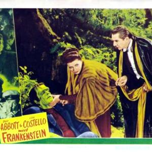 Bela Lugosi, Lenore Aubert and Glenn Strange in Bud Abbott Lou Costello Meet Frankenstein (1948)