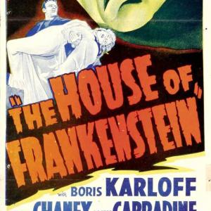 Anne Gwynne and Glenn Strange in House of Frankenstein 1944