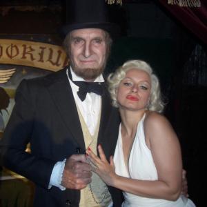 As Abe Lincoln with Samantha Morton in Harmony Korines MR LONELY