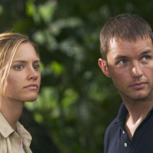 Still of Matthew Marsden and KaDee Strickland in Anacondas: The Hunt for the Blood Orchid (2004)