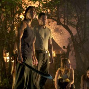 Still of Johnny Messner, Salli Richardson-Whitfield, KaDee Strickland and Karl Yune in Anacondas: The Hunt for the Blood Orchid (2004)