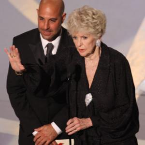 Stanley Tucci and Elaine Stritch