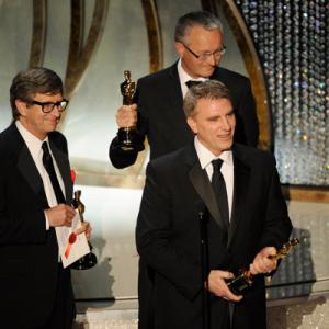 Rick Carter Kim Sinclair and Robert Stromberg at event of The 82nd Annual Academy Awards 2010