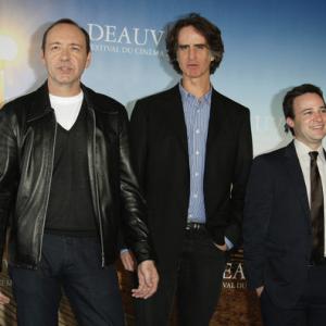 Kevin Spacey, Jay Roach and Danny Strong at Deauville Film Festival.