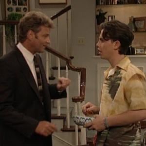Still of William Russ and Rider Strong in Boy Meets World 1993