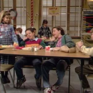 Still of Danielle Fishel Ben Savage Lee Norris and Rider Strong in Boy Meets World 1993