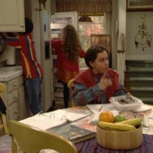 Still of Danielle Fishel Ben Savage and Rider Strong in Boy Meets World 1993