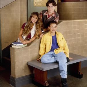 Still of Danielle Fishel Ben Savage and Rider Strong in Boy Meets World 1993