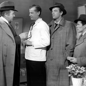 Still of Broderick Crawford Walter Burke John Ireland and Shepperd Strudwick in All the Kings Men 1949