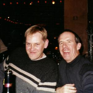 Alexander Stuart with lifelong friend and agent Charles Walker at the Sundance Film Festival with The War Zone in January 1999