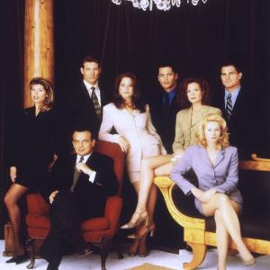 Robyn Lively Jamie Luner George Eads David Gail Paul Satterfield Shannon Sturges Beth Toussaint and Ray Wise in Savannah 1996