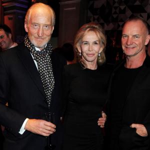 Charles Dance, Sting and Trudie Styler