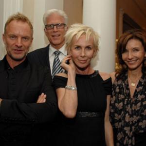 Ted Danson Sting Mary Steenburgen and Trudie Styler