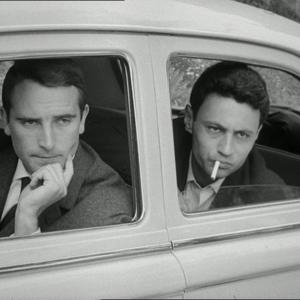Still of Paul Beauvais and Michel Subor in Le petit soldat (1963)