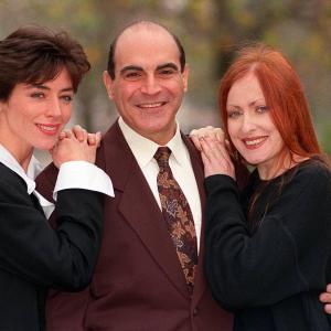 Pauline Moran, Jacinta Mulcahy, David Suchet