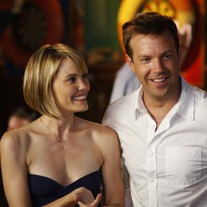 Still of Leslie Bibb and Jason Sudeikis in A Good Old Fashioned Orgy (2011)
